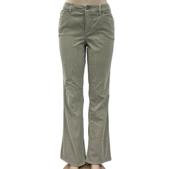 Sonoma Corduroy Original Boot Cut Tan Khaki High Rise Pants Womens 8 Regular - Picture 2 of 11